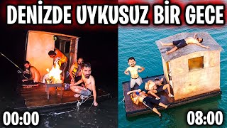 DENİZİN ÜZERİNDE GİDEN EVDE BİR GECE GEÇİRDİK [upl. by Eniarrol]