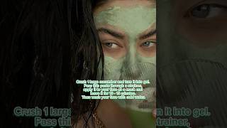 how to make a revitalizing cucumber maskaesthetic beautyblogger youtubeshorts glowup beautiful [upl. by Bunnie]