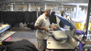 Large scale laundry pressing task [upl. by Erdnad]