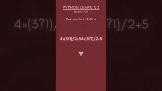 Python Precedence of Operators 1 [upl. by Tterab287]