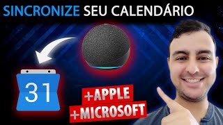 Como configurar Google Agenda na Alexa com o Echo dot e Echo show  Alexa [upl. by Germayne]