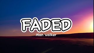 Alan Walker FADED Karaoke Version Lyrics [upl. by Anita]