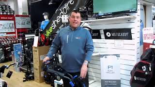 New Motocaddy P1 Trolley  Major Golf Direct Huddersfield [upl. by Adaj]