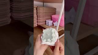 Candle unmolding Asmr Order Now candles candlelight candlesmakingathome cubiccandle [upl. by Atnad]