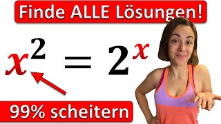 🚀🚀🚀 Wer findet ALLE Lösungen der Gleichung x2  2x  MATHE Eskalation [upl. by Mallorie]