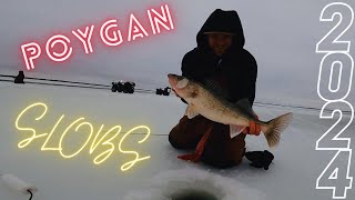 Ice Fishing Lake Poygan 2024 [upl. by Jos55]