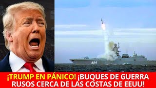 Trump teme a los buques rusos frente a las costas estadounidenses [upl. by Ziguard]