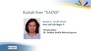 Kuliah Sore Sains  Dr Debby S Retroningrum [upl. by Liarret]