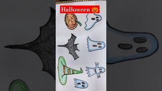 Halloween Drawing halloween halloweendecor halloween2024 halloweencostume halloweendate [upl. by Laekcim]