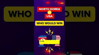 USA Vs North Korea who wins shorts youtubeshorts [upl. by Reider]