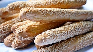 Homemade Sesame Seed Breadsticks [upl. by Nicko647]