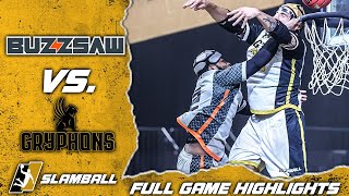 SlamBall Full Game Highlights Buzzsaw vs Gryphons [upl. by Otecina842]