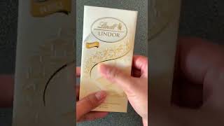 Satisfying White Chocolate Lindt  So Melty  ASMR teamfilger [upl. by Annawoj]