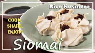 Siomai Recipe  Pork and Shrimp Siomai  Rico Kusinero [upl. by Ardnuyek]