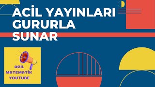 ACİL YAYINLARI GURURLA SUNAR [upl. by Ahsela]