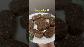 Protein bar🌸 proteinbarrecipefoodbloggertrendinghealthylifestylehealthyfoodhealthyrecipes [upl. by Naid]