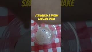 Strawberry Banana Smoothie Shake strawberry banana smoothie shake shorts [upl. by Alah]