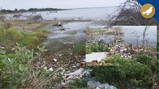 Gandipet lake turns garbage dumping site  Hyderabad [upl. by Cary]