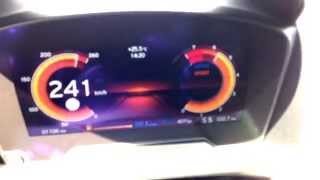 BMW i8 Speed Acceleration in Sport Mode 10  240 kmh on German Autobahn [upl. by Defant]