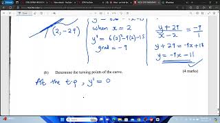 KCSE 2017  CALCULUS TURNING POINTS [upl. by Levania]