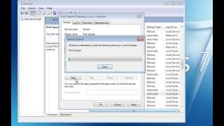 Fix Print Spooler Error 1053  Video Tutorial [upl. by Marsden943]