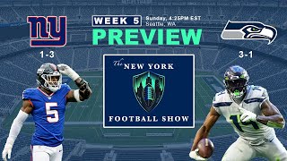 Two Minute Drill New York Giants  Seattle Seahawks Week 5 [upl. by Pammi]