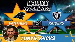 Carolina Panthers vs Las Vegas Raiders Pick 92224 NFL Week 3 Predictions [upl. by Elacsap]