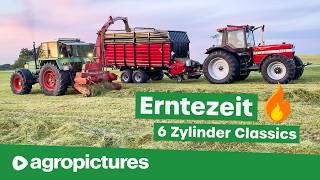 Mais häckseln mit Fendt Favorit 615 LS  Sechszylinder Traktor Sound Case 1455 MB Trac John Deere [upl. by Glynas]