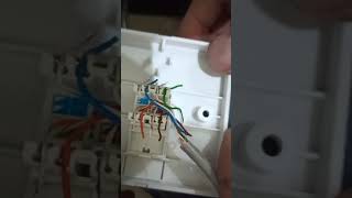 HOW TO CRIMP IO BOX AND PUNCH COLOUR CODING FOR RJ 45 AND NETWORK SWITCH [upl. by Nwahsid539]