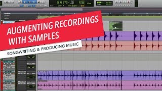 Augmenting Recordings with Snare amp Kick Drum Samples  Music Production  Pro Tools  Songwriting [upl. by Ativoj]