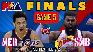 MERALCO vs SAN MIGUEL FINALS GAME 5  2024 PBA PHILIPPINE CUP LIVE SCORES [upl. by Elolcin]