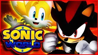 SHADOWS NEW SIDEKICK  Tails amp Shadow Play Sonic World [upl. by Odeen]