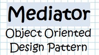 Mediator Design Pattern [upl. by Teerprah460]