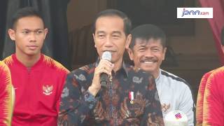 Jokowi Beri Tambahan Bonus untuk Timnas U22 [upl. by Ahsir]