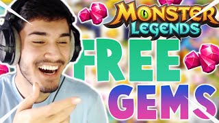 Monster Legends How To Get GEMS For FREE  The BEST Ways 20222023 [upl. by Sally]