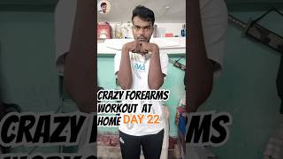 Crazy forearms workout at home Day 2290 fat to fit challenge Heartlessworld [upl. by Leeke]