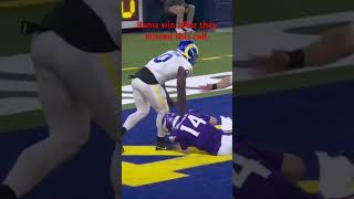 Rams win after missed facemask call WOW [upl. by Ecnerual452]