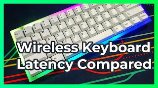 Keyboard Input Latency Compared Wireless BLE ZMK QMK and Corsair [upl. by Intosh]