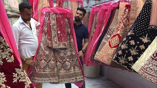 Designer Lehenga in wholesale Prise Collection in Chandni Chowk Delhi [upl. by Maise]