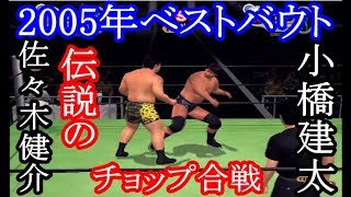 小橋建太VS佐々木健介 2005年ベストバウト 2005年7月18日 東京ドーム【オールスタープロレスリング3】 [upl. by Cleodal561]