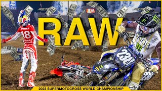 Raw SuperMotocross Laps  Haiden Deegan Ken Roczen Jett Lawrence and More [upl. by Renat]