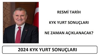 SON DAKİKA KYK YURT SONUÇLARI RESMİ TARİH NE ZAMAN KYK YURT SONUÇLAR NE ZAMAN AÇIKLANACAK [upl. by Harbard842]