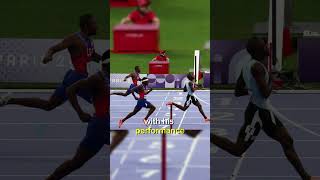 Olympic champion Noah Lyles COLLAPSES on track after dramatic 200m final paris2024 usa athelete [upl. by Julianna]