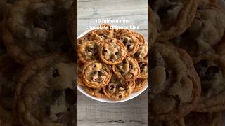 10 minute chocolate chip cookies easyrecipe cookies [upl. by Evod]