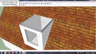 Sketchup Dormer Addition [upl. by Eidson]