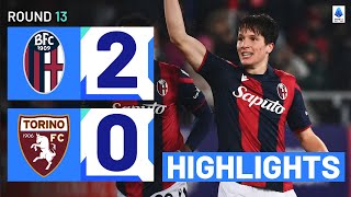 BOLOGNATORINO 20  HIGHLIGHTS  Bologna go SIXTH in the standings  Serie A 202324 [upl. by Harrus333]