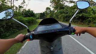 Skuter Elektrik  Blueshark R1 Test Ride Review [upl. by Hitoshi]