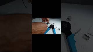 parte 2 Aprende a poner el Rj45 al cable UTP electricidad tecnologia sistemasdeseguridad [upl. by Eleonora]