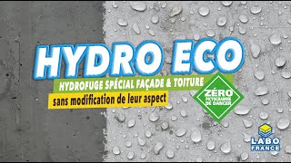 Imperméabilisant hydrofuge extérieur imperméabiliser façade mur toiture sans solvant HYDRO ECO [upl. by Atinwahs]