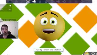 Smiley character facerig 3D model [upl. by Romanas]